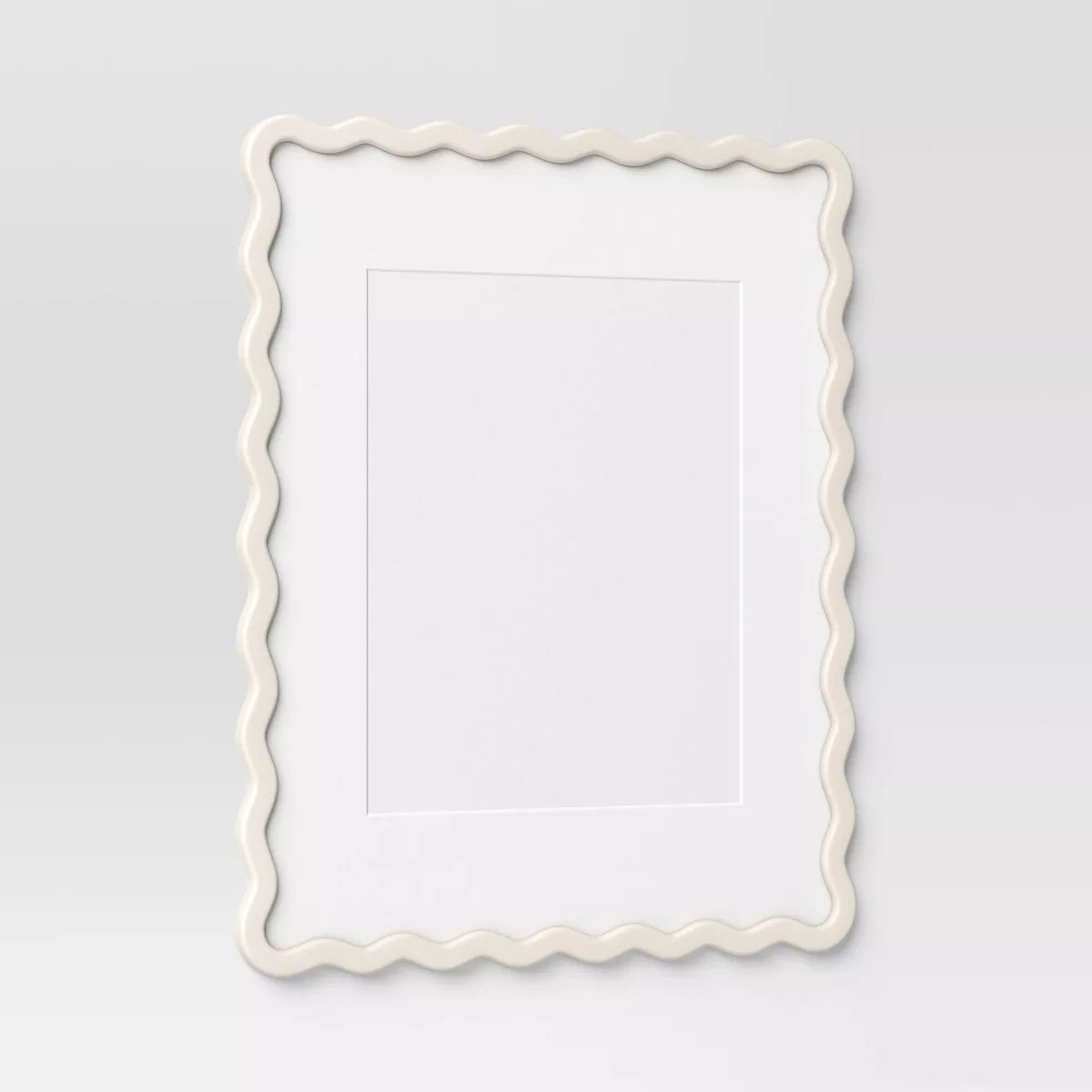 16"X20" Matted to 11"X14" Wavy Picture Frame White - Room Essentials™