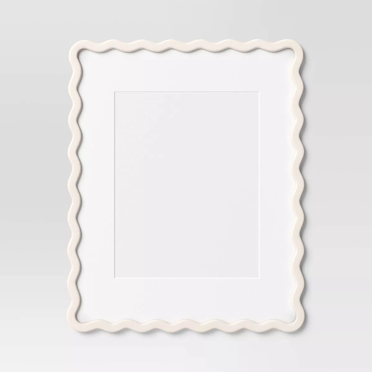 16"X20" Matted to 11"X14" Wavy Picture Frame White - Room Essentials™