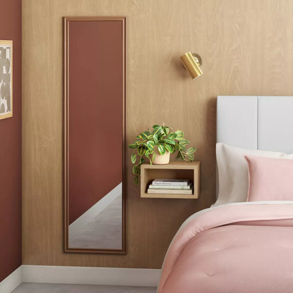 13.5"X49.5" Mirror Walnut Brown - Room Essentials™