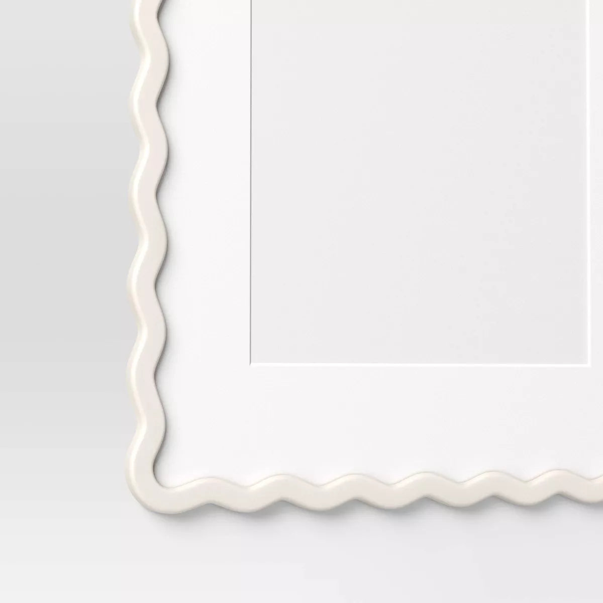16"X20" Matted to 11"X14" Wavy Picture Frame White - Room Essentials™